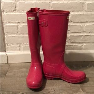 EUC HUNTER Women’s Adjustable Rain boots Cerise